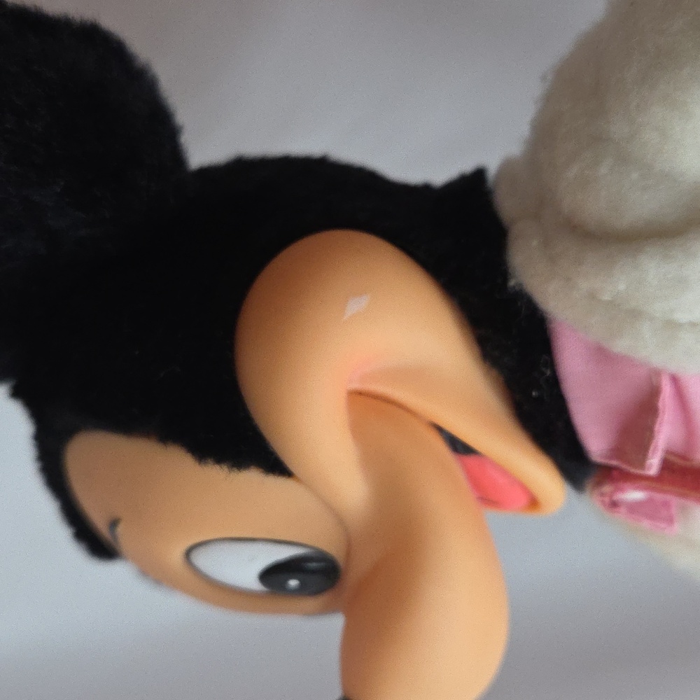 Disney Mickey Mouse Sock Hop Greaser Vinyage 1990s plush vinyl face - Picture 7 of 17